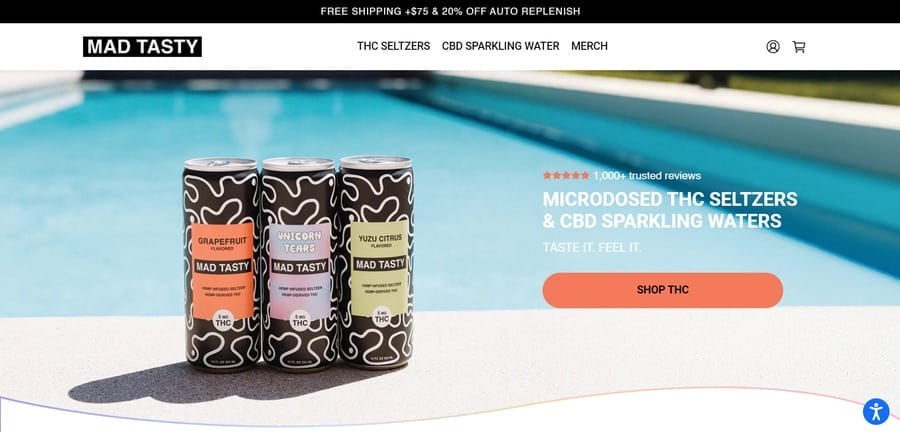 25 Best Homepage Designs For Inspiration In 2025 1 Mad Tasty website screenshot
