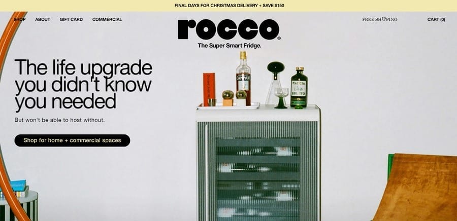 25 Best Homepage Designs For Inspiration In 2025 9 Rocco website screenshot