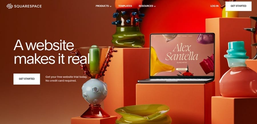 7 Best Shopify Alternatives To Drive Sales In 2025 5 Squarespace website screenshot