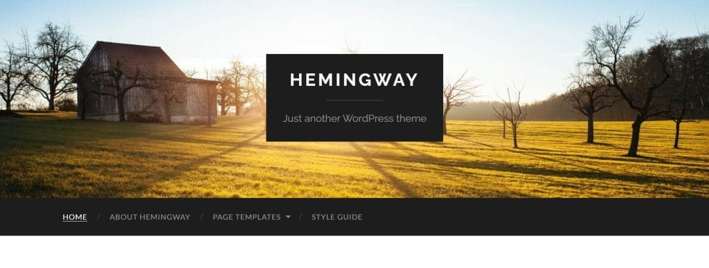 35 Best WordPress Themes In 2026 (Free & Paid) 33 Hemingway WordPress theme in action