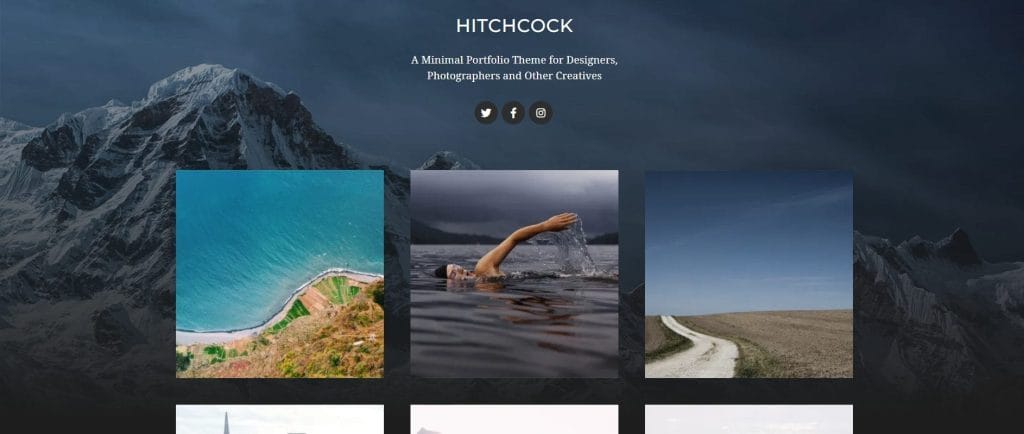 35 Best WordPress Themes In 2026 (Free & Paid) 21 Hitchcock WordPress theme in action