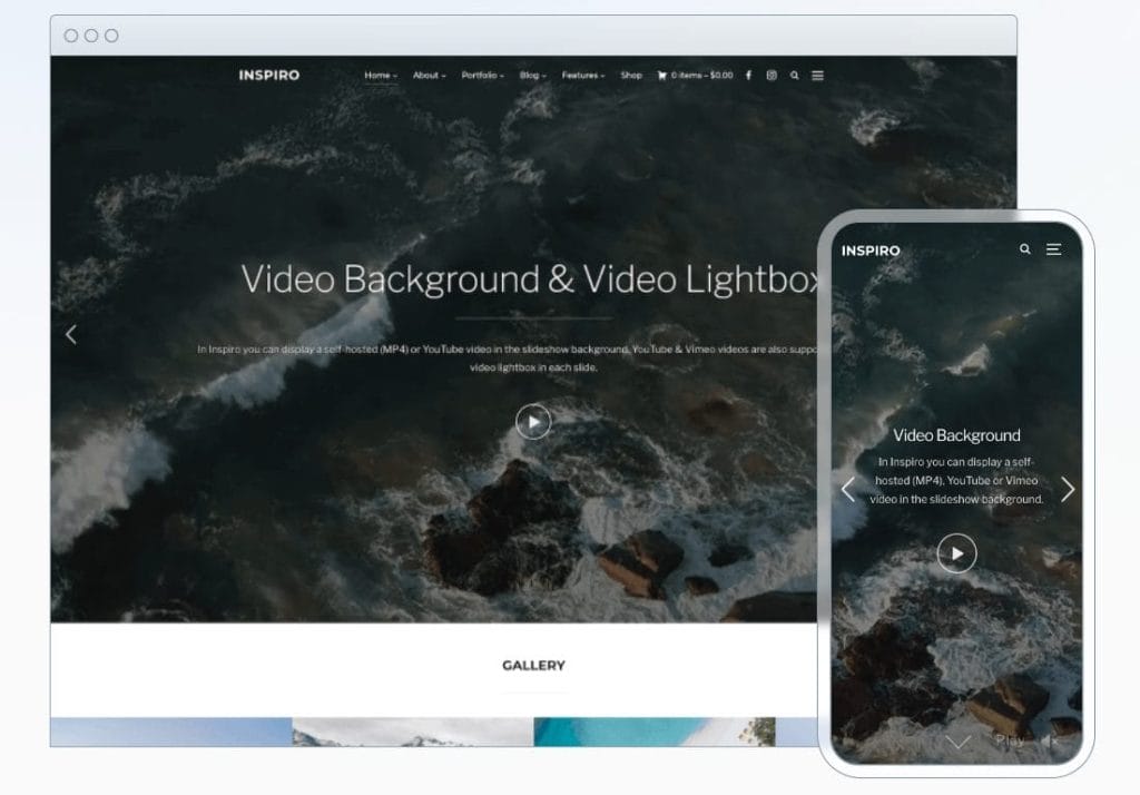 35 Best WordPress Themes In 2026 (Free & Paid) 20 Inspiro WordPress theme in action