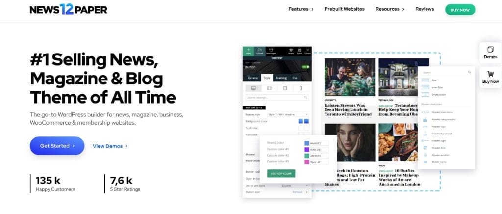 35 Best WordPress Themes In 2026 (Free & Paid) 31 Newspaper website homepage