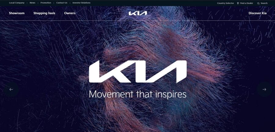 15 Excellent Brand Awareness Examples & Campaigns 5 Kia website screenshot