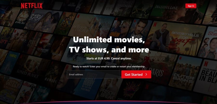 15 Excellent Brand Awareness Examples & Campaigns 9 Netflix website screenshot