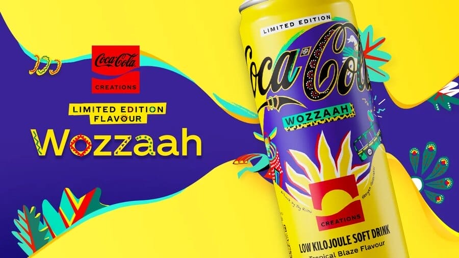 15 Brand Localization Lessons From Global Companies 1 Image showing Coca Cola's Wozzaah Zero Sugar can