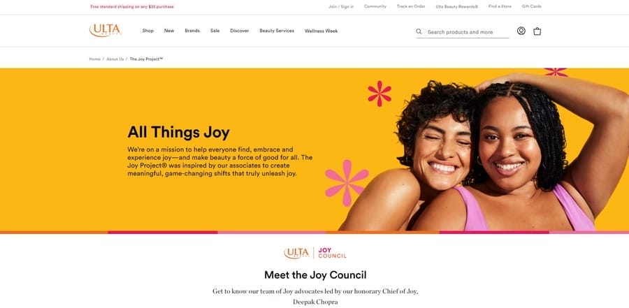 Top Branding Trends To Watch In 2026 2 Ulta Beauty website screenshot