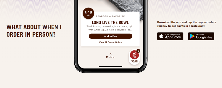 How 5 Food & Beverage Leaders Use Digital Strategies To Grow Brand Loyalty 5 chipotle rewards