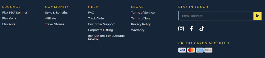 20 eCommerce Website Features Every e-Store Should Have 7 e commerce features footer
