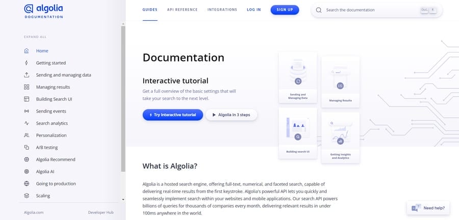 10 Best eCommerce Personalization Tools Compared 3 Algolia website screenshot