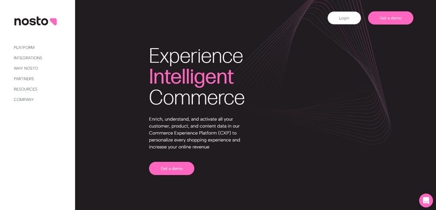 10 Best eCommerce Personalization Tools Compared 10 Nosto website screenshot