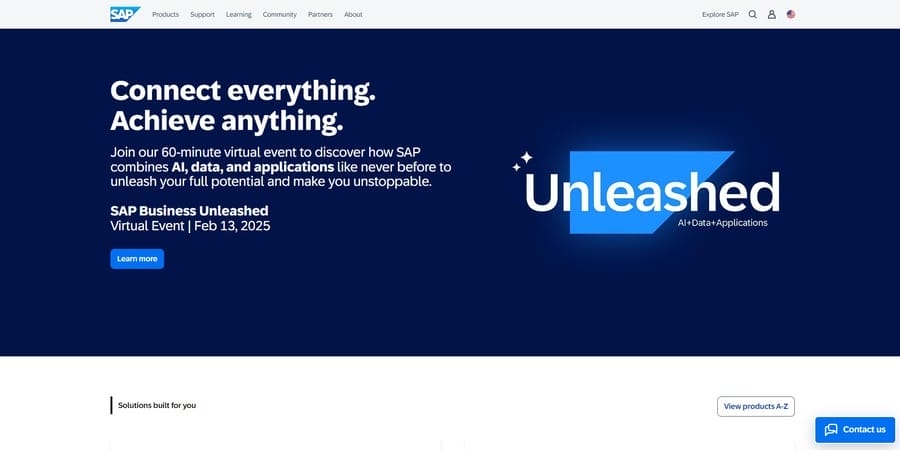 15 Best eCommerce Platforms For Chicago’s Luxury Brands 11 SAP Commerce Cloud website screenshot
