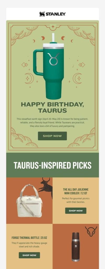 Top 10 Email Marketing Examples That Drive Results 3 Image Showing Stanley's Email Campaign Example