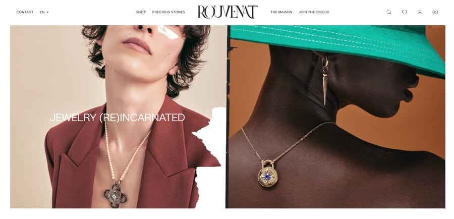 20 Eye-Catching Fashion Website Designs For 2025 4 Rouvenat website screenshot