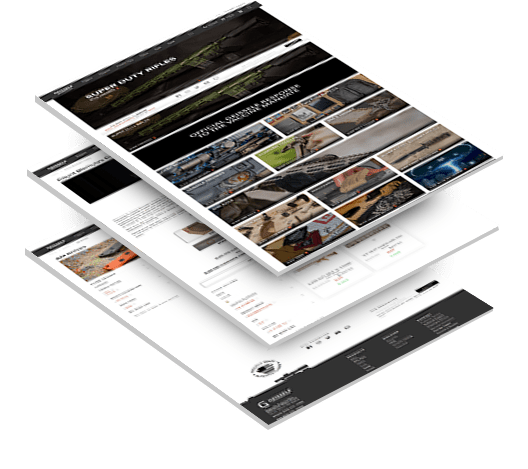 Geissele website pages