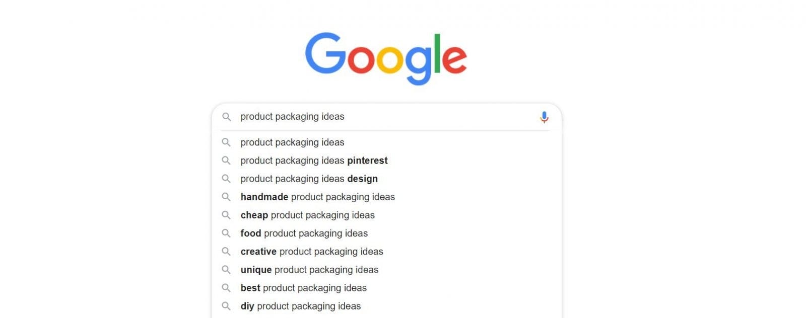 25 Ways To Generate Content Ideas For Higher Rankings On Google 9 Google search suggestions example screenshot
