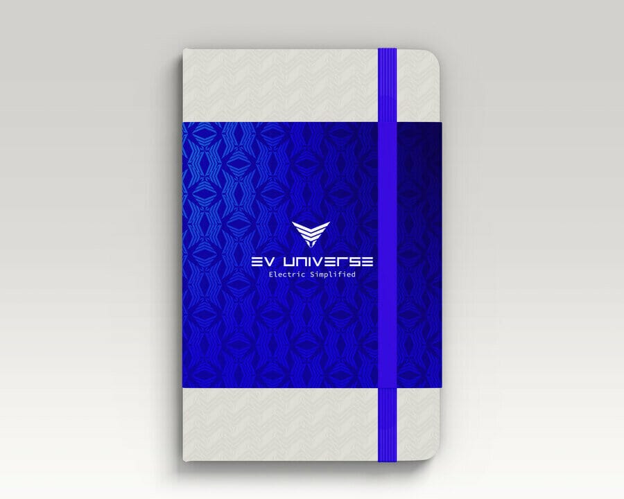 Innovative Gradient Design: Top Examples & Best Practices For Your Business 9 A notebook design for EV Universe