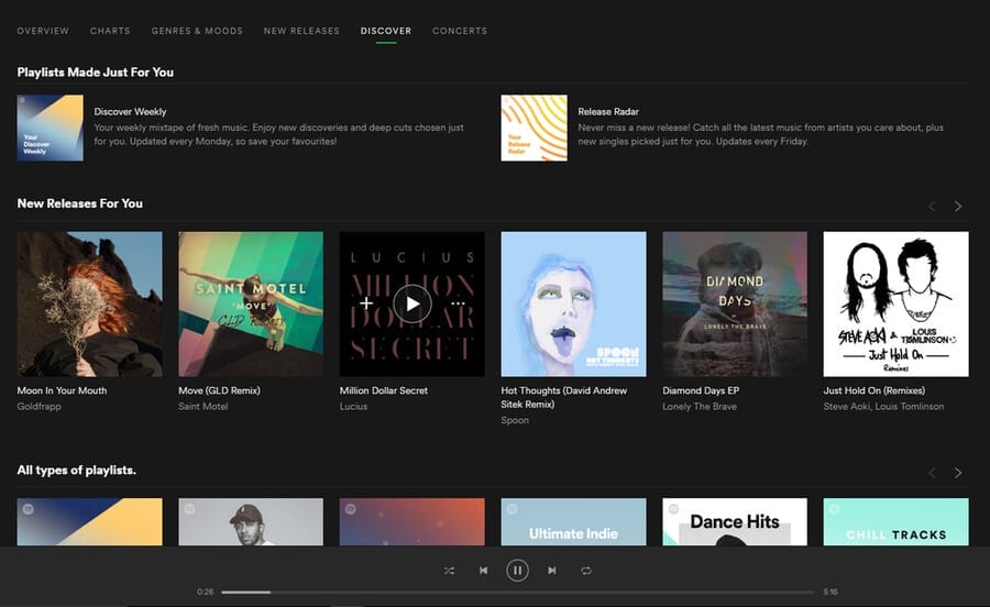 16 Growth Marketing Strategies That Grow ROI 1 Image showing Spotify's personalized recommendations