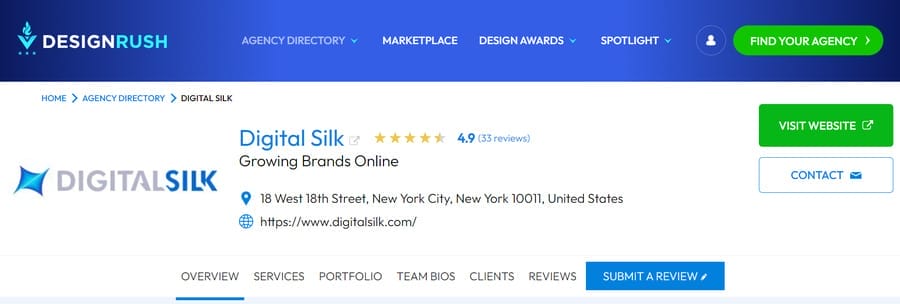 How To Build A Strong Brand In 2025: 6 Steps To Success 6 Digital Silk's DesignRush profile