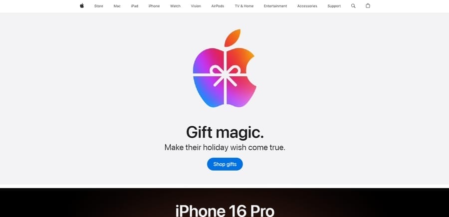 How To Design A Website That Converts: 2026 Secrets & Tips 8 Apple website screenshot