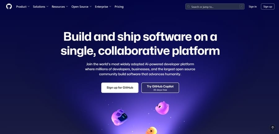 How To Design A Website That Converts: 2026 Secrets & Tips 11 GitHub website screenshot