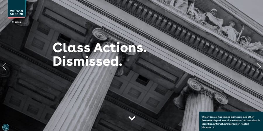 Law Firm Websites 101: Design, Conversions And Growth 3 Wilson Sonsini website screenshot