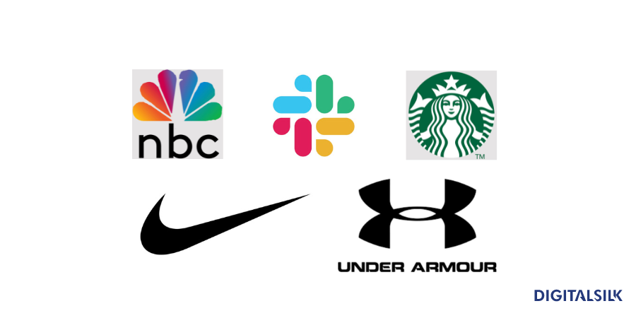 The Ultimate Guide To Logo Shapes: Why Do They Matter? 8 NBC, Slack, Starbucks, Under Armour, Nike logos
