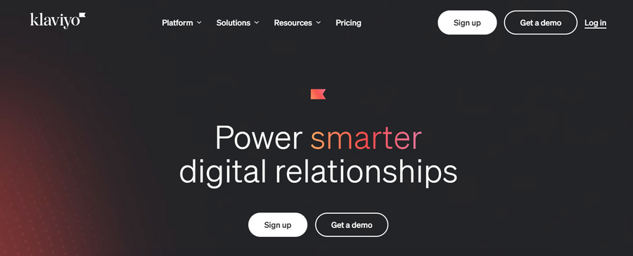 15 Best Magento Extensions To Grow Your Brand Online In 2025 9 Screenshot of Klaviyo's website homepage