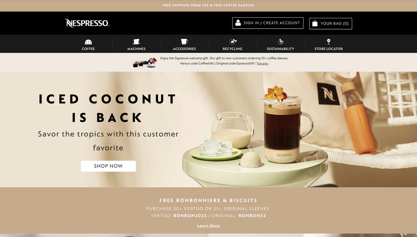 Magento vs. WooCommerce – What Pays Off In The Long-Run? 3 Magento vs WooCommerce Nespresso