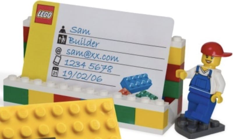The 15 Most Hated Fonts Of All Time 22 Lego figurines holding up a toy document that shows the Bradley Hand font in use.