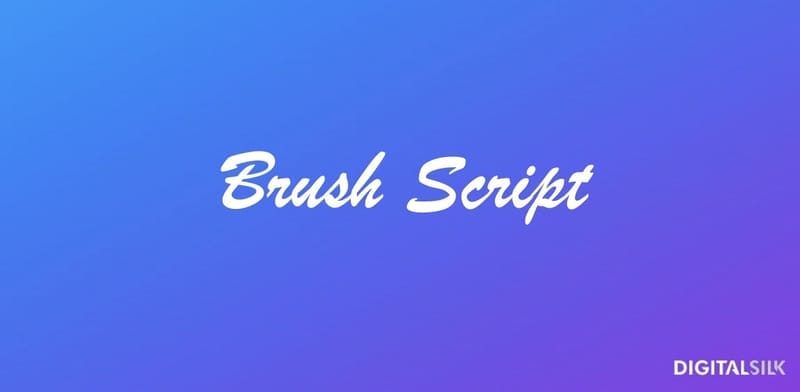 The 15 Most Hated Fonts Of All Time 6 An image showing what the Brush Script font looks like.