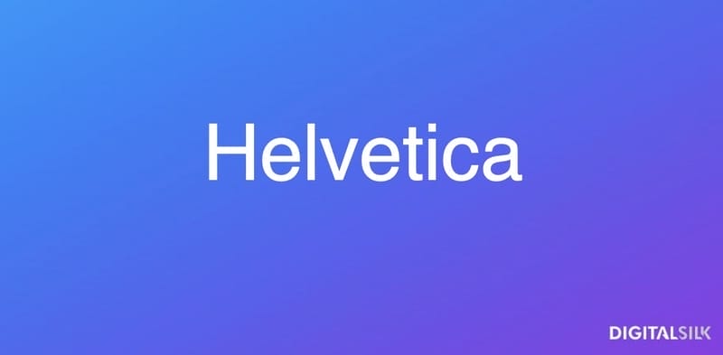 The 15 Most Hated Fonts Of All Time 8 An image showing what the Helvetica font looks like.