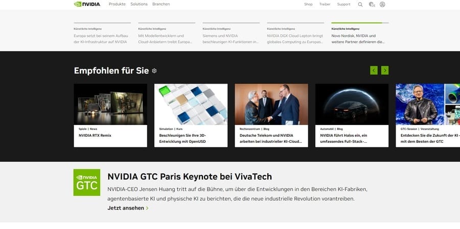 How Fortune 500 Companies Handle Multilingual SEO At Scale 6 Nvidia website screenshot
