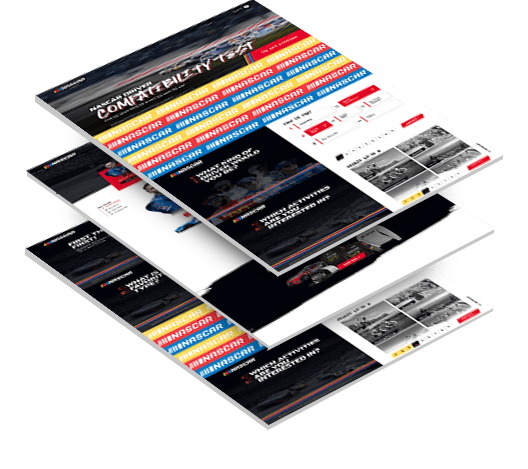Nascar Stacked Design Images
