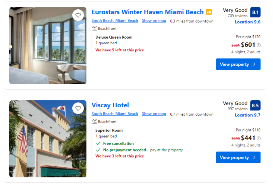 Top 15 Neuromarketing Tactics For Better Conversion 4 Image showing Booking's neuromarketing strategy