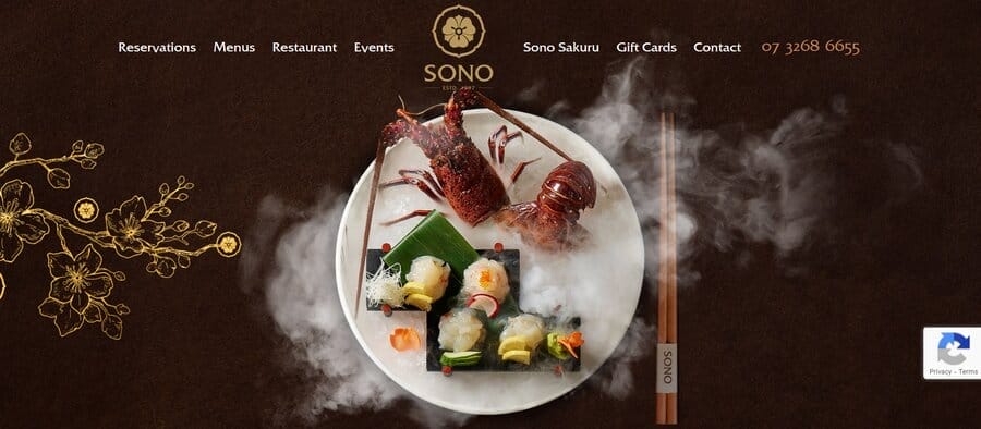 15 Best Restaurant Website Designs In 2025 1 Sono, SaaS restaurant website design examples