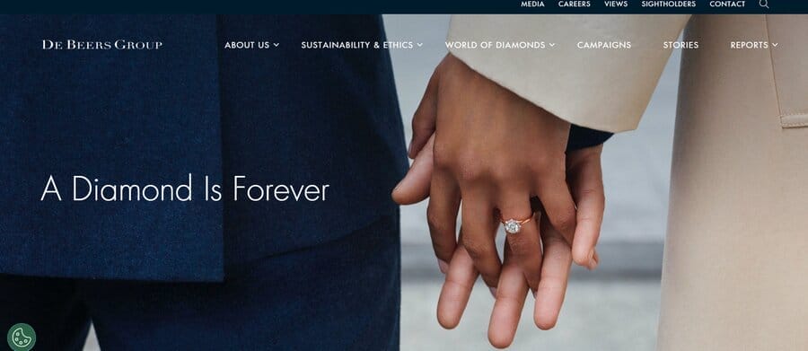 20 Best Brand Slogans & How To Create Yours In 2026 4 rsz diamond is forever brand slogan