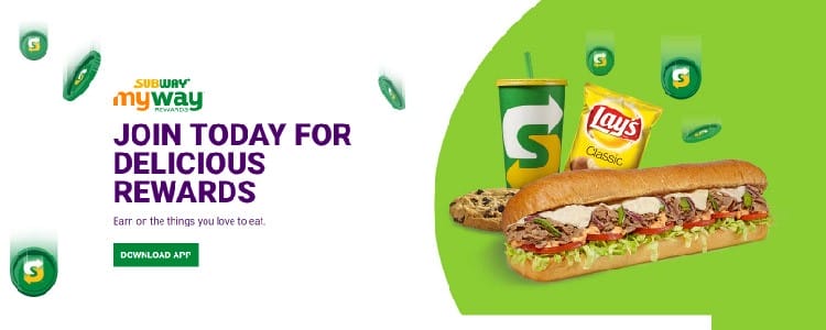 How 5 Food & Beverage Leaders Use Digital Strategies To Grow Brand Loyalty 6 subway - myway rewards