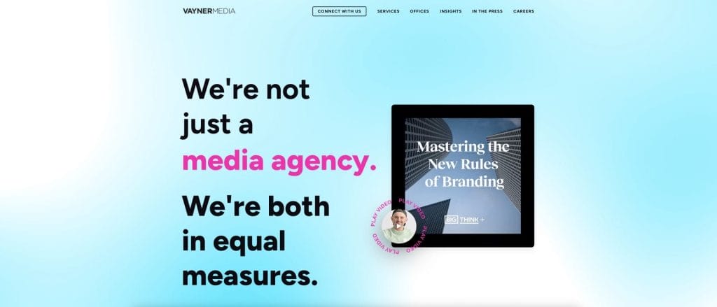Top 25 Premium Marketing Agencies In The USA In 2026 15 VaynerMedia homepage screenshot