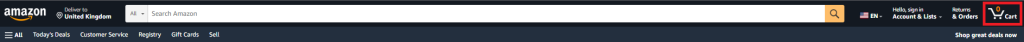 50+ UI/UX Terms You Need To Know 5 Amazon's landing page featured "cart" icon.