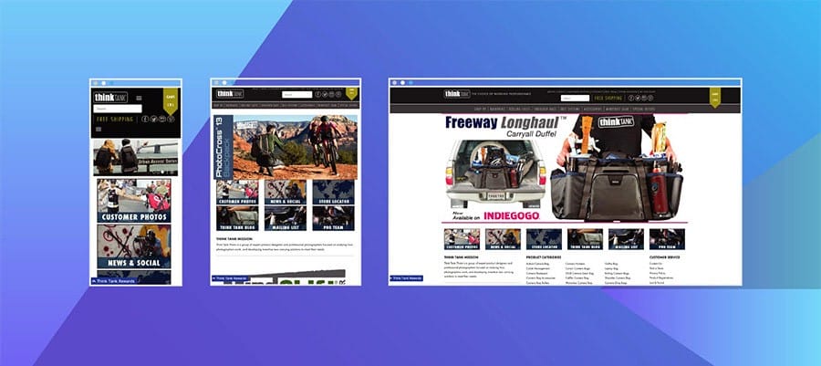 50+ UI/UX Terms You Need To Know 2 An example of how responsive design acts when a website is displayed on different devices.
