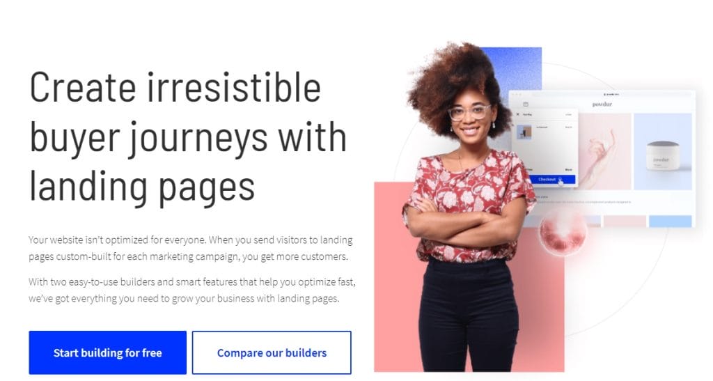 50+ UI/UX Terms You Need To Know 27 Unbounce software landing page.
