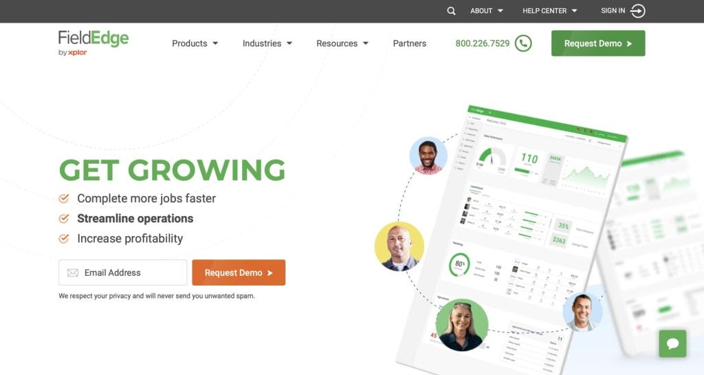 Top 10 Web Design Mistakes To Avoid In 2025 9 FieldEdge homepage