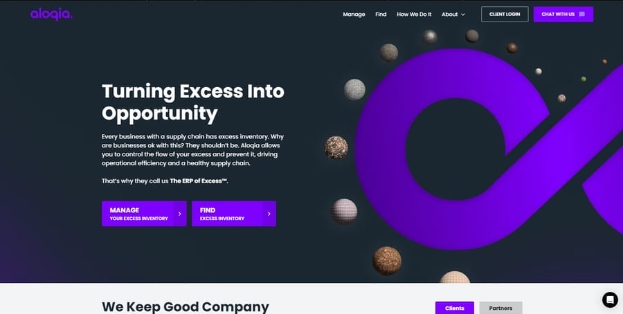 Top 15 Web Design Trends For NYC Brands 5 Aloqia website screenshot