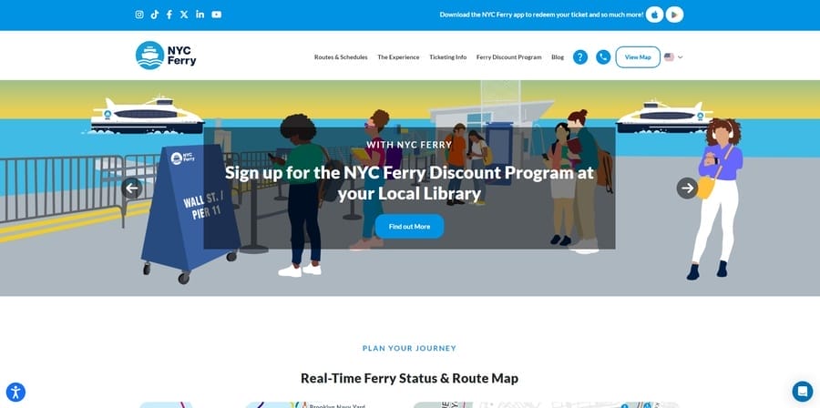 Top 15 Web Design Trends For NYC Brands 12 NYC Ferry