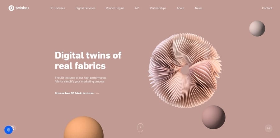 Best Website Animations: Trends, Techniques & Top Examples 7 Twinbru website screenshot