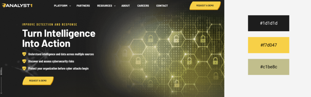 Complete Guide To Website Color Schemes: Psychology & Examples 46 An example of a website with contrasting colors combination