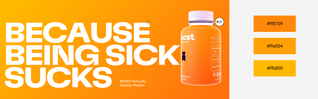 Complete Guide To Website Color Schemes: Psychology & Examples 10 An example of a website with orange shades color combination