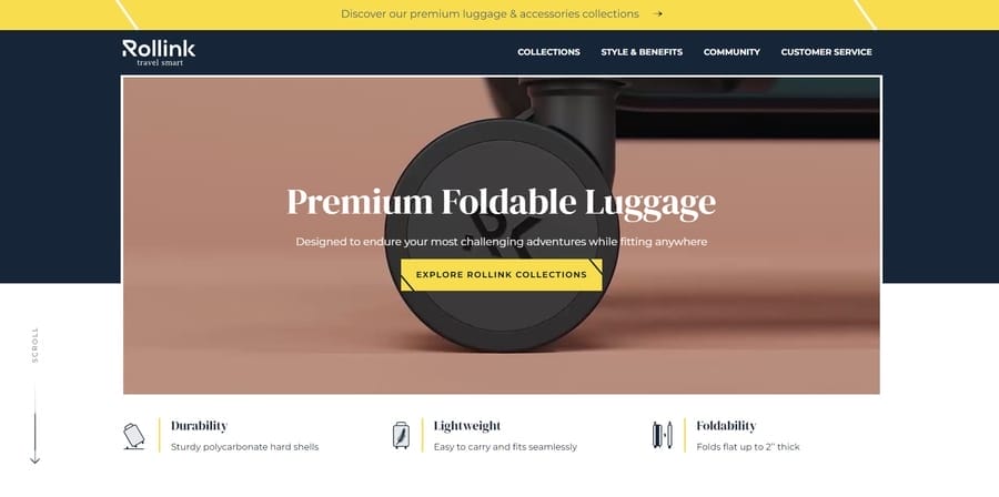 How Digital Silk Boosted Clients' ROI With Web Design In 2024 2 Rollink website screenshot