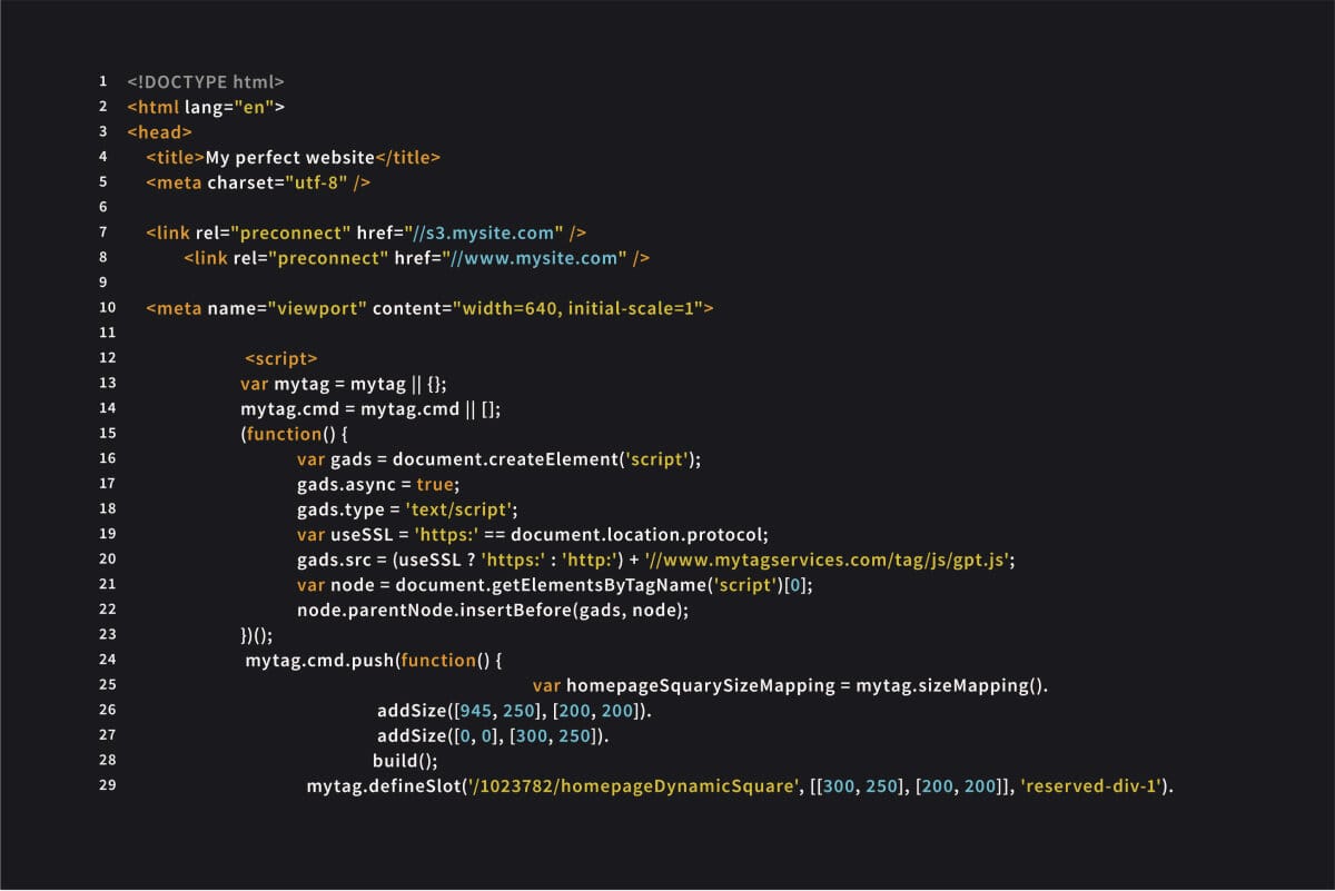 Website Terminology: 55 Essential Terms To Know In 2026 13 HTML coding on a black background